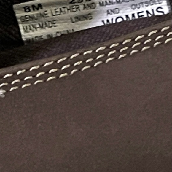 Women’s Timberland Brown Nubuck Leather Slip On Flats: Size8 - Picture 8 of 8